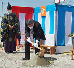 安全祈願祭の様子