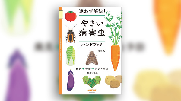 菜園家のための病害虫本『迷わず解決！やさい病害虫ハンドブック』発売　NHK出版