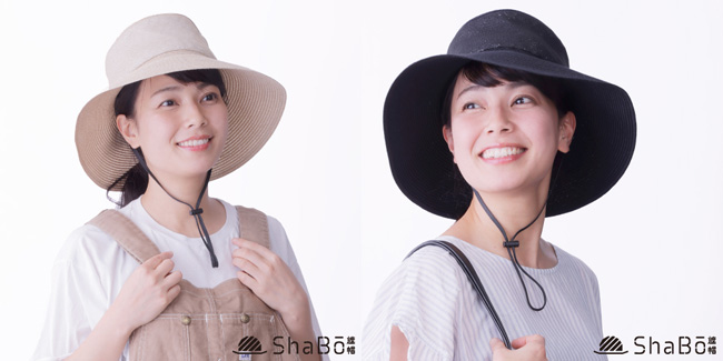 従来品マイナス10度　新たな遮熱帽子「SHABO」販売開始　丸福繊維