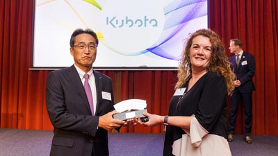 クボタ オランダ現地法人がDeshima Netherlands Awards 2021を受賞