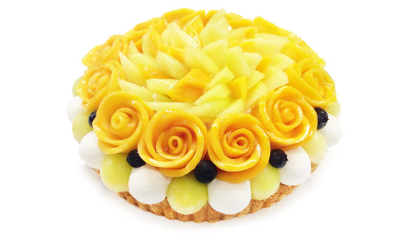マンゴーの花束「父の日限定ケーキ」13日から期間限定販売　カフェコムサ